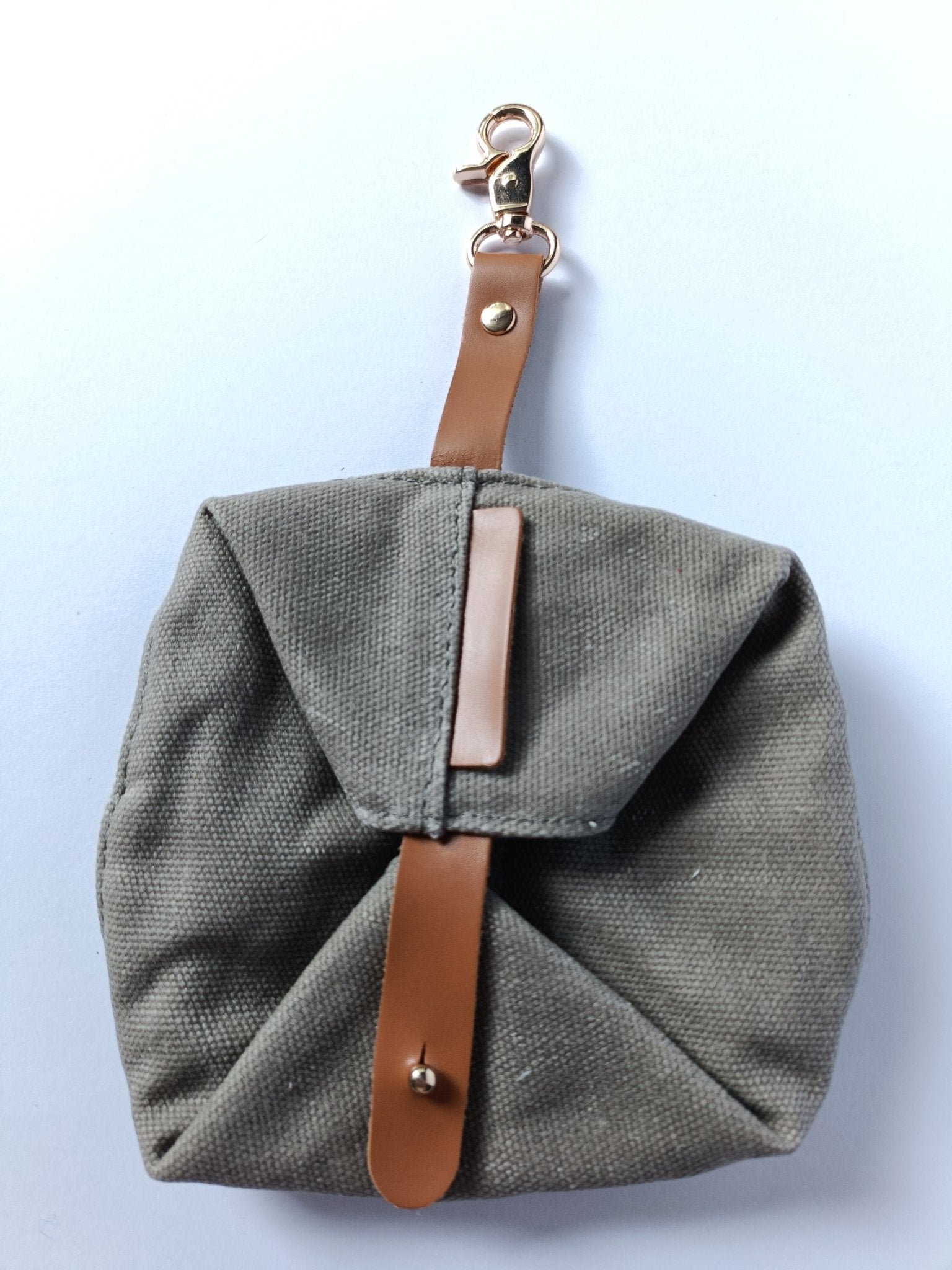 The Out and About Canvas Dog Water Bowl Folded- Koji & me.