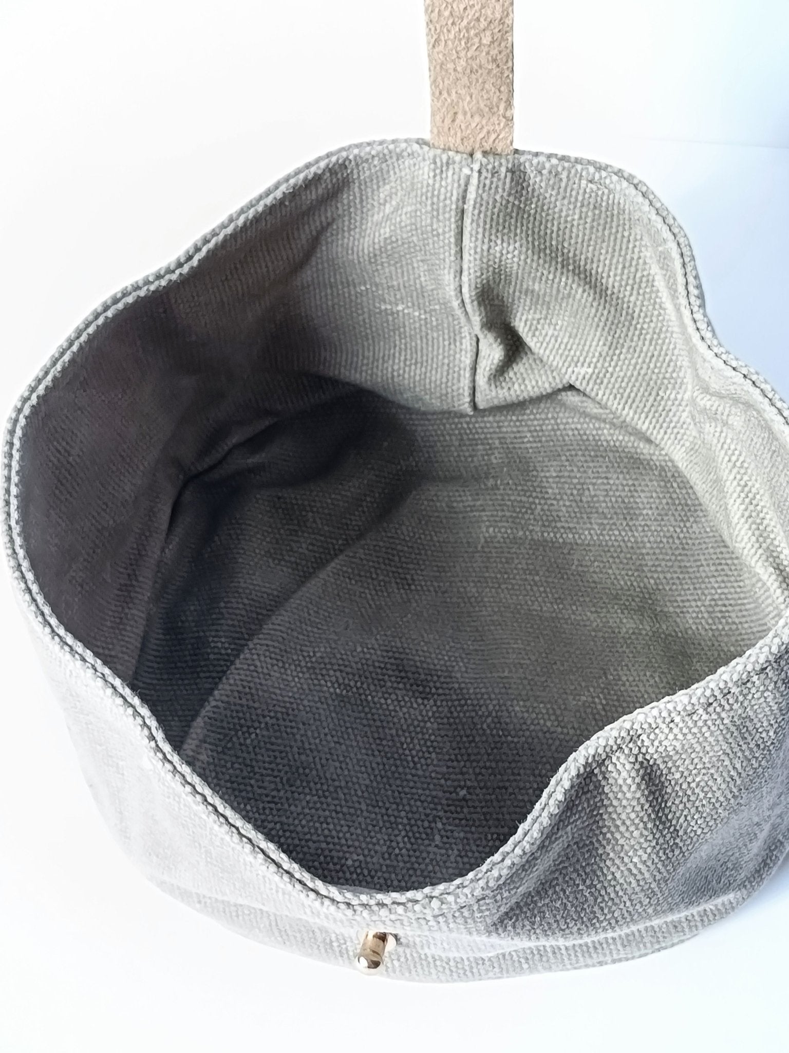 The Out and About Canvas Dog Water Bowl Opened- Koji & me.