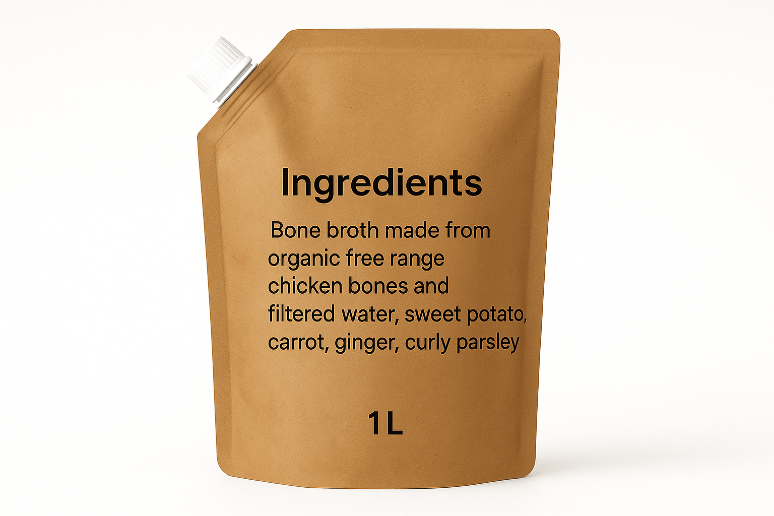 Organic Hydrating Bone Broth with Ginger and Parsley - Koji & me.