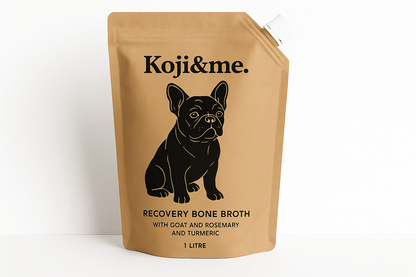 Organic Recovery Bone Broth for Dogs - Koji & me.